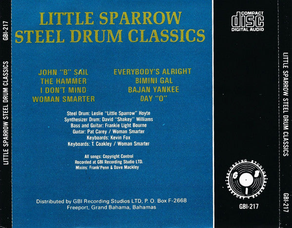 Little Sparrow : Steel Drum Classics (CD, Album)