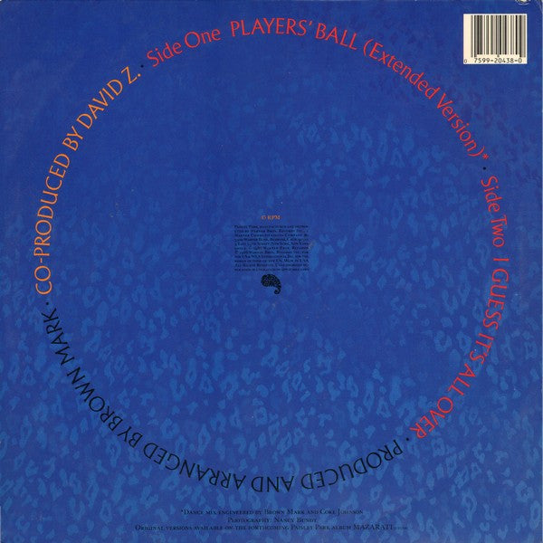 Mazarati : Players' Ball (12", Maxi, All)