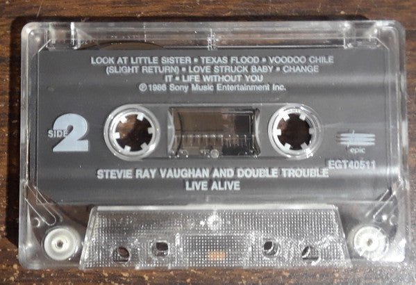 Stevie Ray Vaughan & Double Trouble : Live Alive (Cass, Album, RE, Cle)