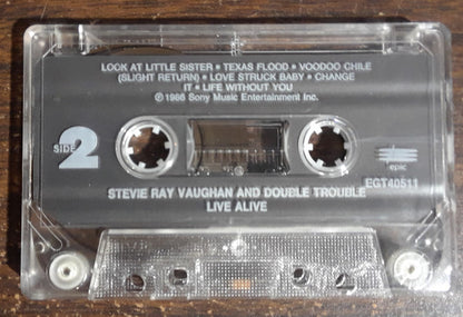 Stevie Ray Vaughan & Double Trouble : Live Alive (Cass, Album, RE, Cle)