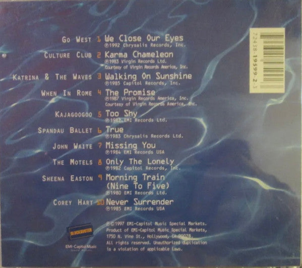 Various : Blockbuster Summer Series: '80's Pop (CD, Comp)