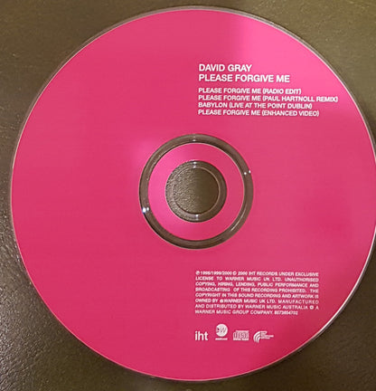 David Gray : Please Forgive Me (CD, Single, Enh)