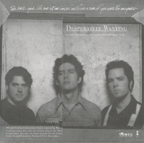 Better Than Ezra : Desperately Wanting (CD, Single, Promo)