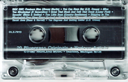 Various : 20 Bluegrass Originals (Cass, Comp)