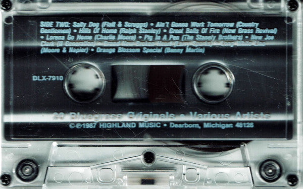 Various : 20 Bluegrass Originals (Cass, Comp)