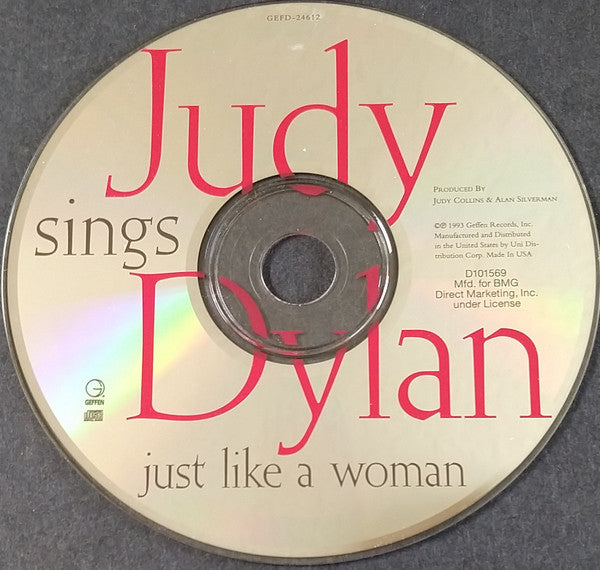 Judy Collins : Judy Sings Dylan...Just Like A Woman (CD, Album, Club)
