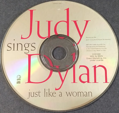 Judy Collins : Judy Sings Dylan...Just Like A Woman (CD, Album, Club)