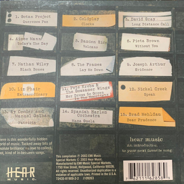 Various : Hear Music Volume 9: Souvenirs (CD, Comp)