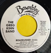 Greg Kihn Band : Roadrunner (7", Mono, Promo, Spe)