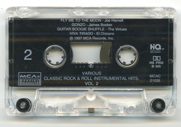 Various : Classic Rock & Roll Instrumental Hits, Volume 2 (Cass, Comp)