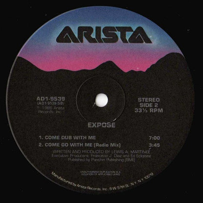 Exposé : Come Go With Me (12", Single)