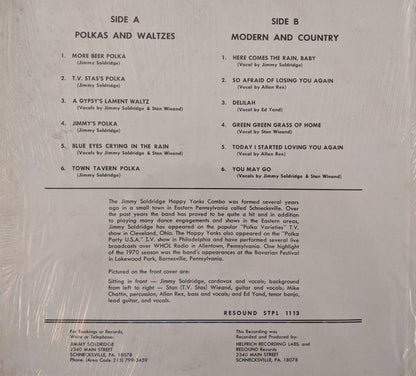 Jimmy Soldridge And The Fabulous Happy Yanks : Play Music For You (LP, Album)