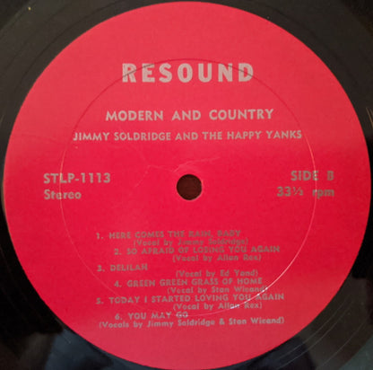 Jimmy Soldridge And The Fabulous Happy Yanks : Play Music For You (LP, Album)