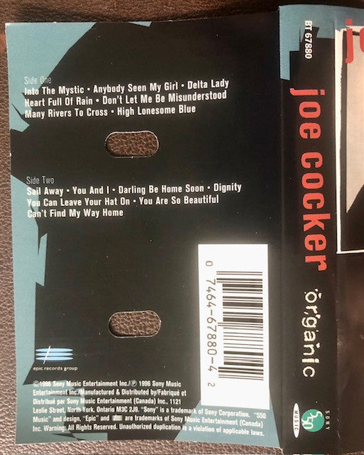 Joe Cocker : Organic (Cass, Album)