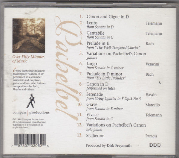 Johann Pachelbel, Dirk Freymuth : Pachelbel (CD, Album)