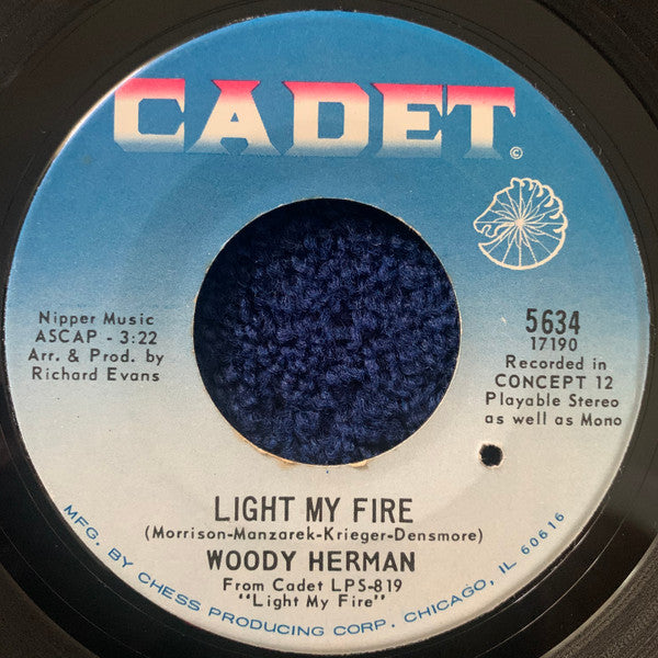 Woody Herman : Hush / Light My Fire (7")