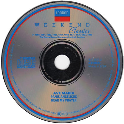 Johann Sebastian Bach / Franz Schubert : Ave Maria (CD, Comp)