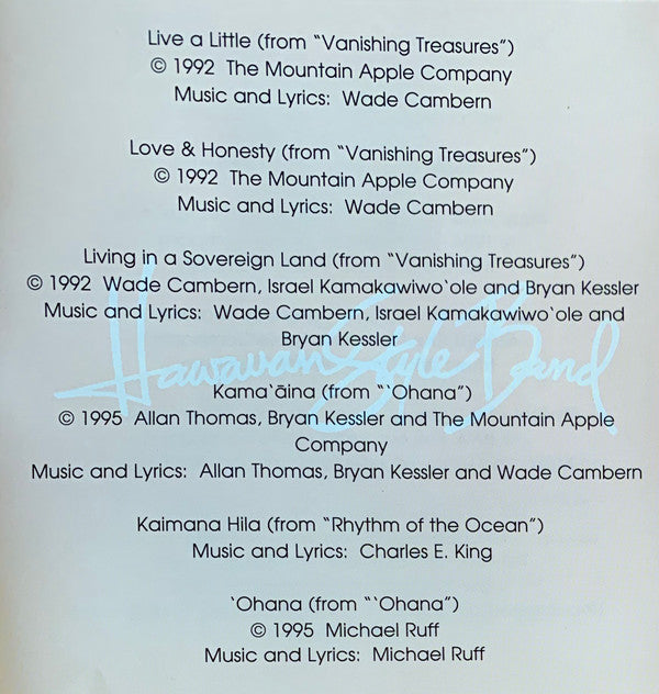 Hawaiian Style Band : The Best Of Hawaiian Style Band (CD, Album, Comp)