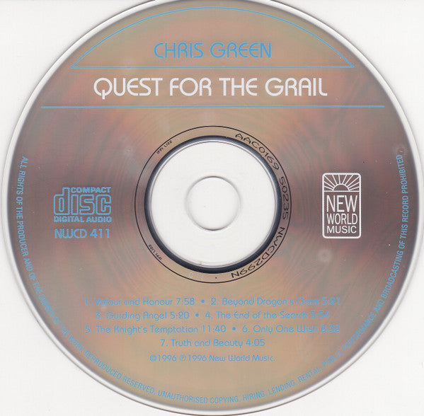 Chris Green (17) : Quest For The Grail (CD, Album)