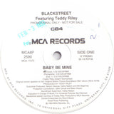 Blackstreet Featuring Teddy Riley : Baby Be Mine (12", Promo)