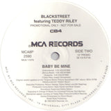 Blackstreet Featuring Teddy Riley : Baby Be Mine (12", Promo)