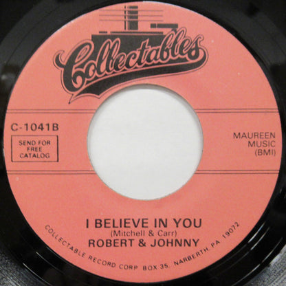 Robert & Johnny : We Belong Together / I Believe In You  (7", Single, RE)