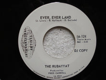 The Rubayyat : If I Were A Carpenter (7", Single, Promo)