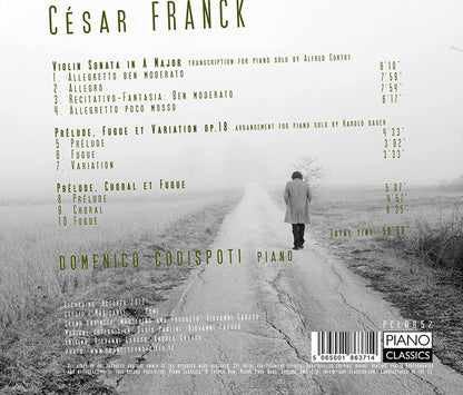 Domenico Codispoti, César Franck : Violin Sonata In A Major, Prelude, Fugue Et Variation Op. 18, Choral Et Fugue (CD, Album)