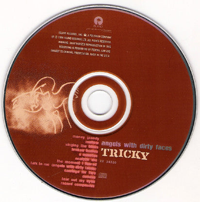 Tricky : Angels With Dirty Faces (CD, Album, Club)