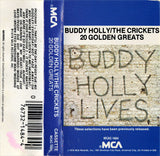 Buddy Holly & The Crickets (2) : 20 Golden Greats (Cass, Comp, RE, Whi)