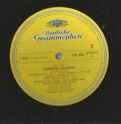 Carl Orff - Gundula Janowitz · Gerhard Stolze · Dietrich Fischer-Dieskau / Chor Der Deutschen Oper Berlin Und Orchester Der Deutschen Oper Berlin / Eugen Jochum : Carmina Burana (LP, RP, Gat)