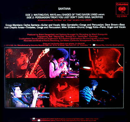 Santana : Santana (LP, Album, Quad, RE)
