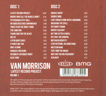 Van Morrison : Latest Record Project (Volume 1) (2xCD, Album, Dlx, Cas)