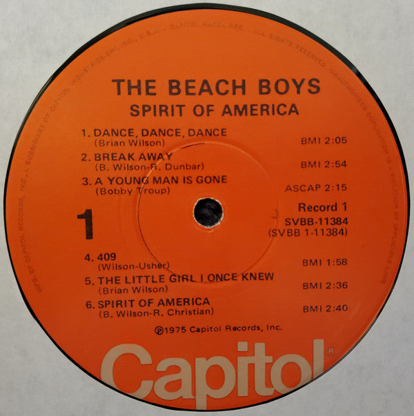 The Beach Boys : Spirit Of America (2xLP, Comp, Win)