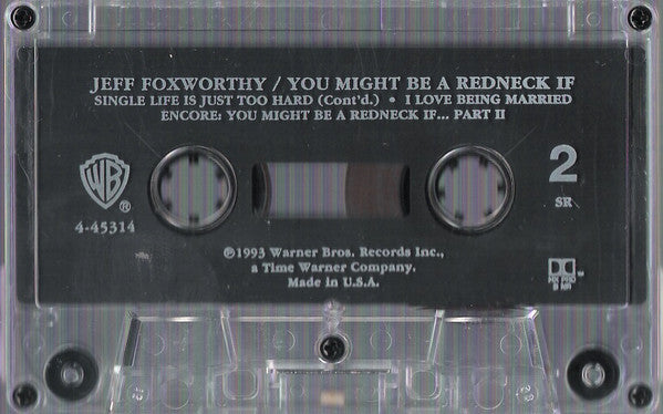 Jeff Foxworthy : You Might Be A Redneck If... (Cass, Album)