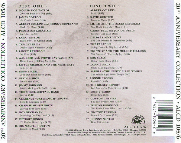 Various : The Alligator Records 20th Anniversary Collection (2xCD, Comp)