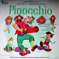 Various : Walt Disney's Pinocchio (Music From The Original Motion Picture Sound Track) (LP, Album, Rai)