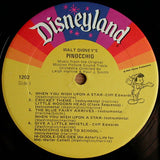Various : Walt Disney's Pinocchio (Music From The Original Motion Picture Sound Track) (LP, Album, Rai)