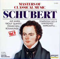 Franz Schubert : Masters Of Classical Music Vol.9 Schubert (CD, Comp)