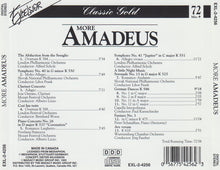 Wolfgang Amadeus Mozart : More Amadeus - Music From The Movie "Amadeus" (CD, Comp)