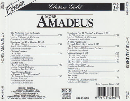 Wolfgang Amadeus Mozart : More Amadeus - Music From The Movie "Amadeus" (CD, Comp)