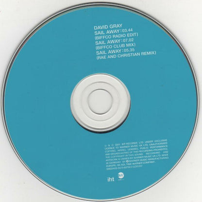 David Gray : Sail Away (CD, Single)