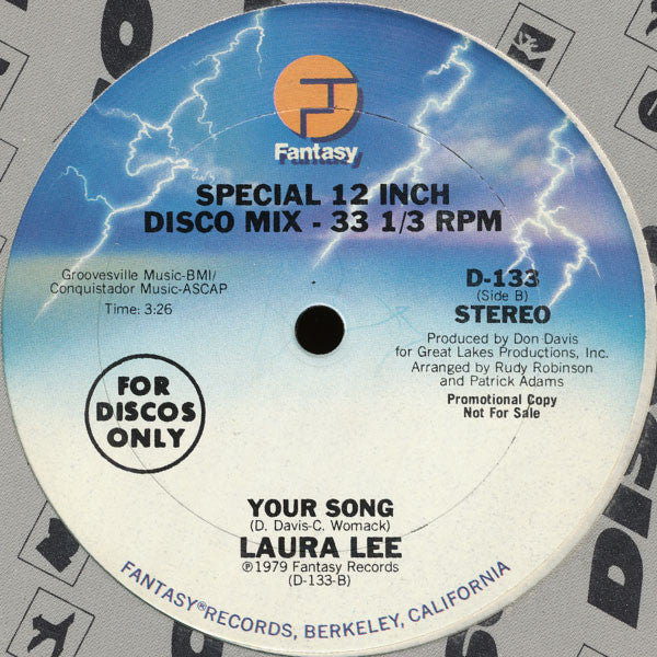 Laura Lee : Sat-is-fac-tion (12", Promo)