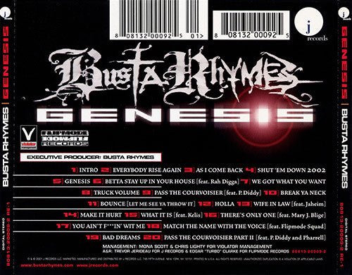 Busta Rhymes : Genesis (CD, Album)