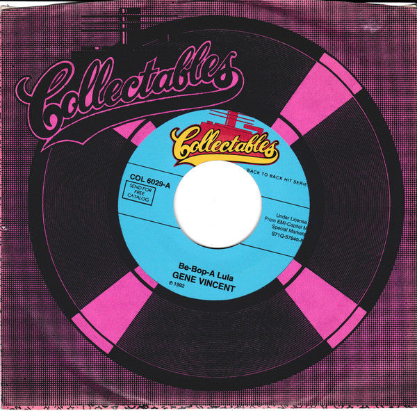 Gene Vincent / Eddie Cochran : Be-Bop-A Lula / C'mon Everybody (7")
