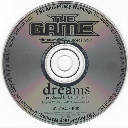 The Game (2) : Dreams (CD, Single, Promo)