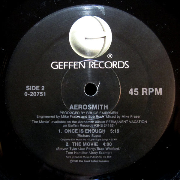 Aerosmith : Dude (Looks Like A Lady) (12", Maxi)