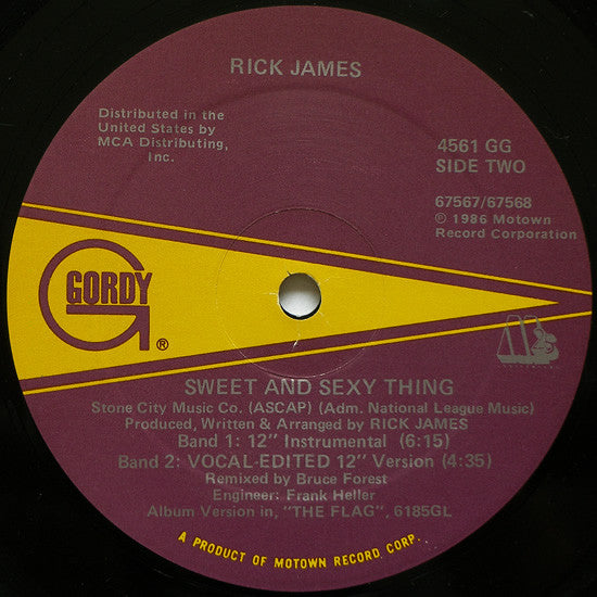 Rick James : Sweet And Sexy Thing (Special 12" Remix) (12")