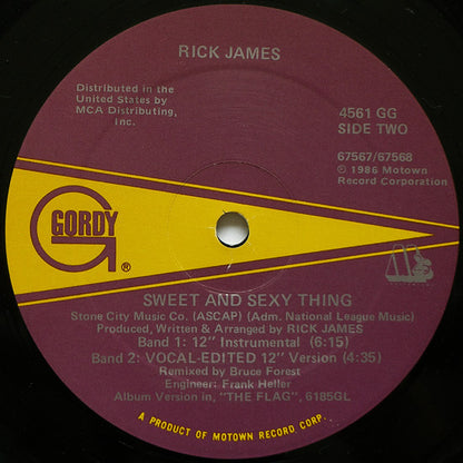 Rick James : Sweet And Sexy Thing (Special 12" Remix) (12")