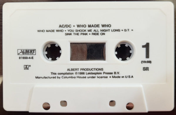 AC/DC WHO MADE WHO 帯付き レコード AC/DC - Who Made Who - Amazon.com Music